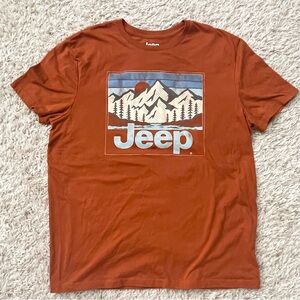 Men’s Retro Graphic Jeep T-shirt Size Large
